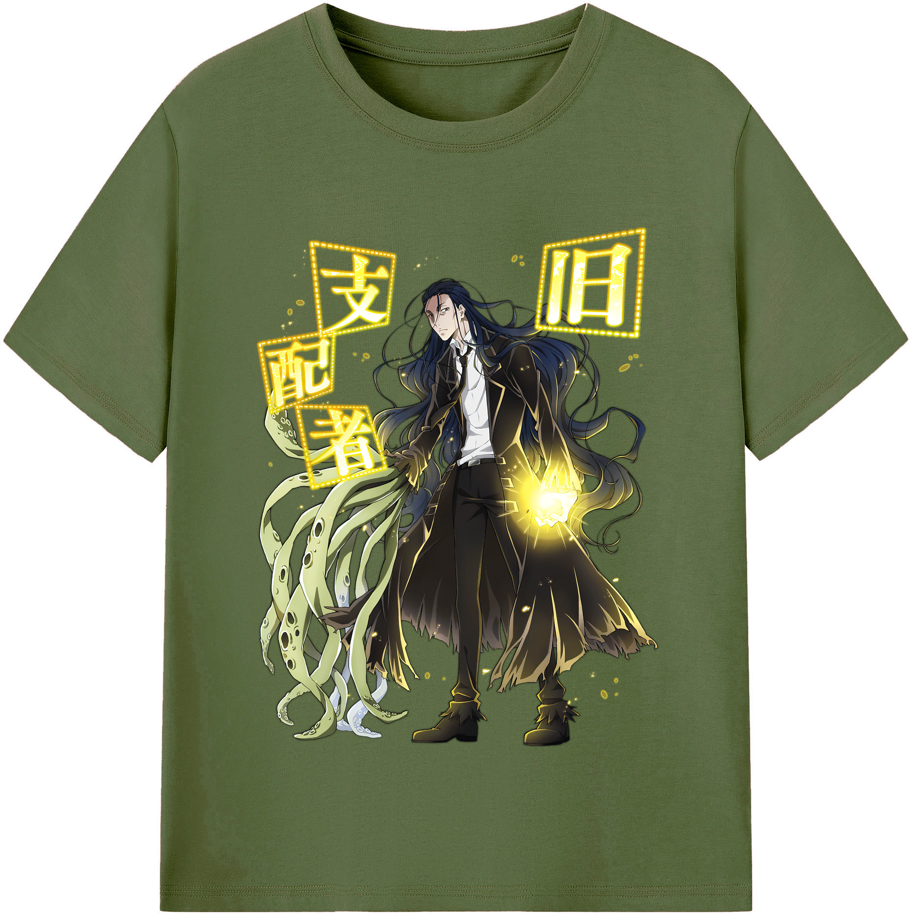 （画像用） 文豪ストレイドッグス Bungo Stray Dogs 綿100％半袖Tシャツ（フロントプリント）
